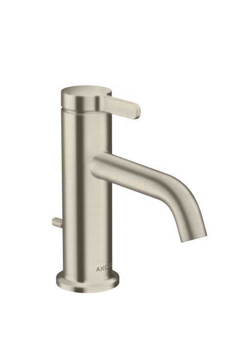 AXOR-HG-AXOR-One-Einhebel-Waschtischmischer-70-mit-Hebelgriff-und-Zugstangen-Ablaufgarnitur-Brushed-Nickel-48000820 gallery number 1